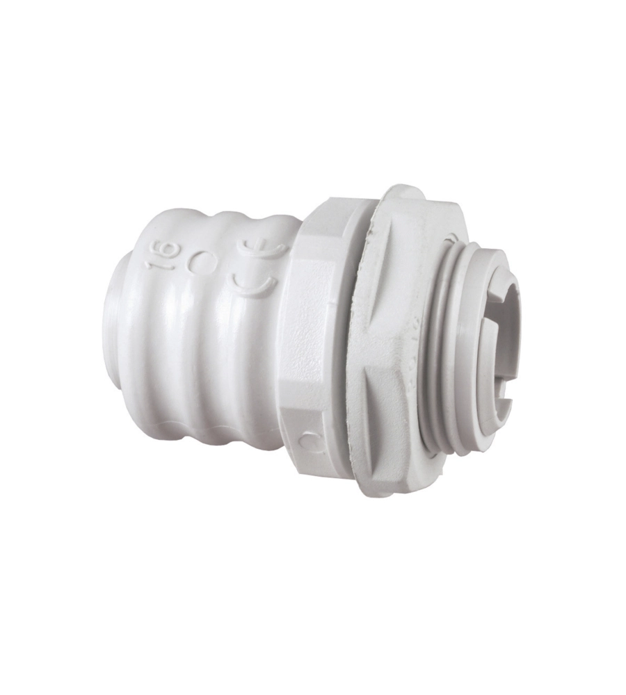 POLY POOL - RACCORDO SCATOLA DI DERIVAZIONE - GUAINA Ø 16 MM IP65 GRIGIO