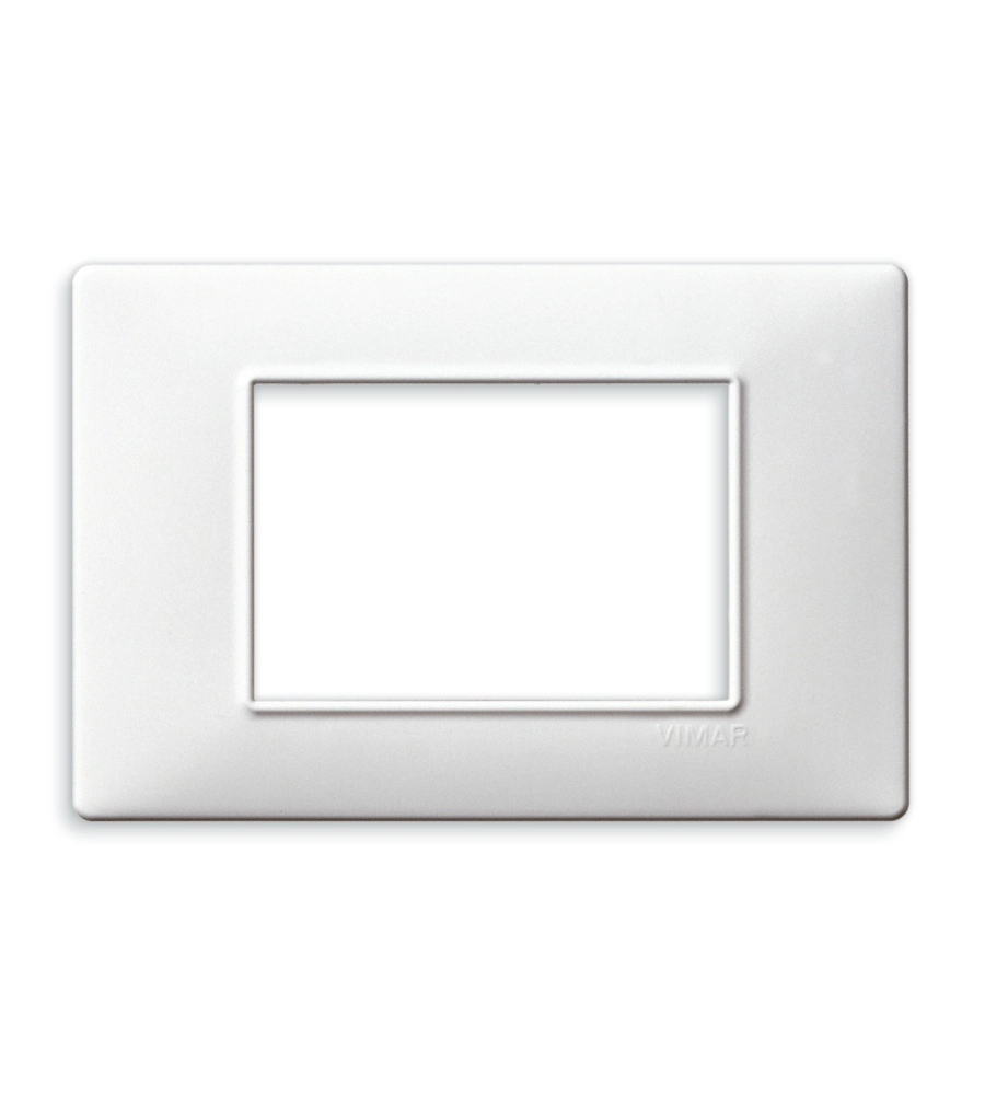 PLACCA 3 MODULI VIMAR "PLANA" BIANCO - COD.14653.01