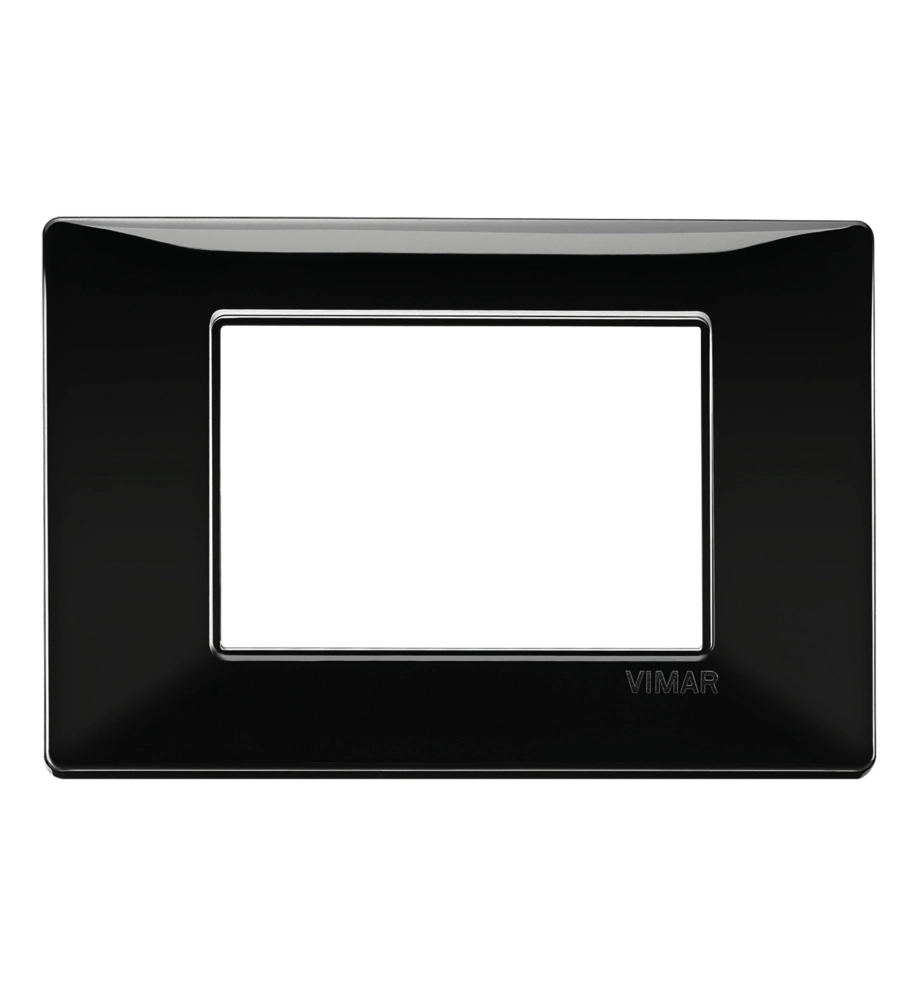 PLACCA 3 MODULI VIMAR "PLANA" NERO - COD.14653.05