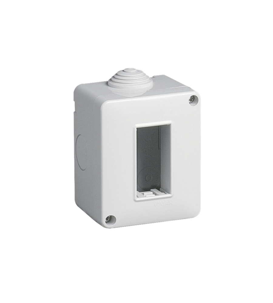 CONTENITORE DA PARETE 1 MODULO VIMAR BIANCO IP40 - COD.0R14801