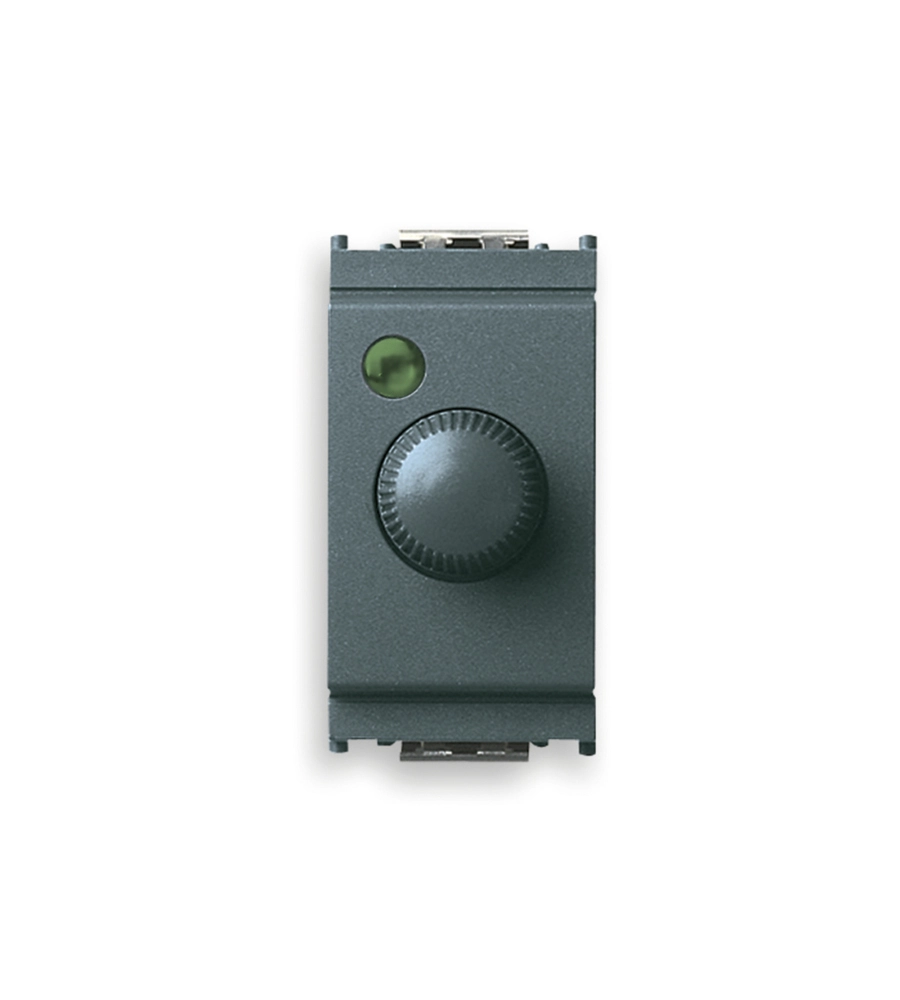 REGOLATORE 230V 100-500W +PUSH GRIGIO - VIMAR.
