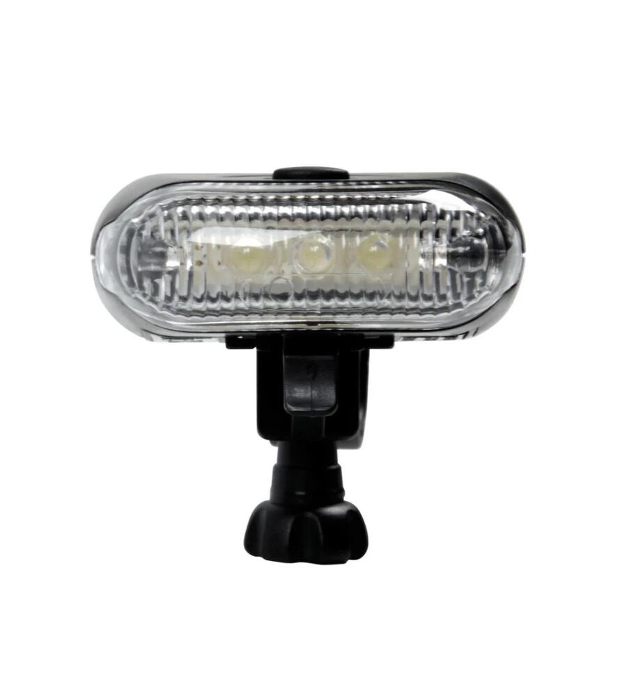 FANALE ANTERIORE BICICLETTA 5 LED BIANCO LAMPA - COD. 93573