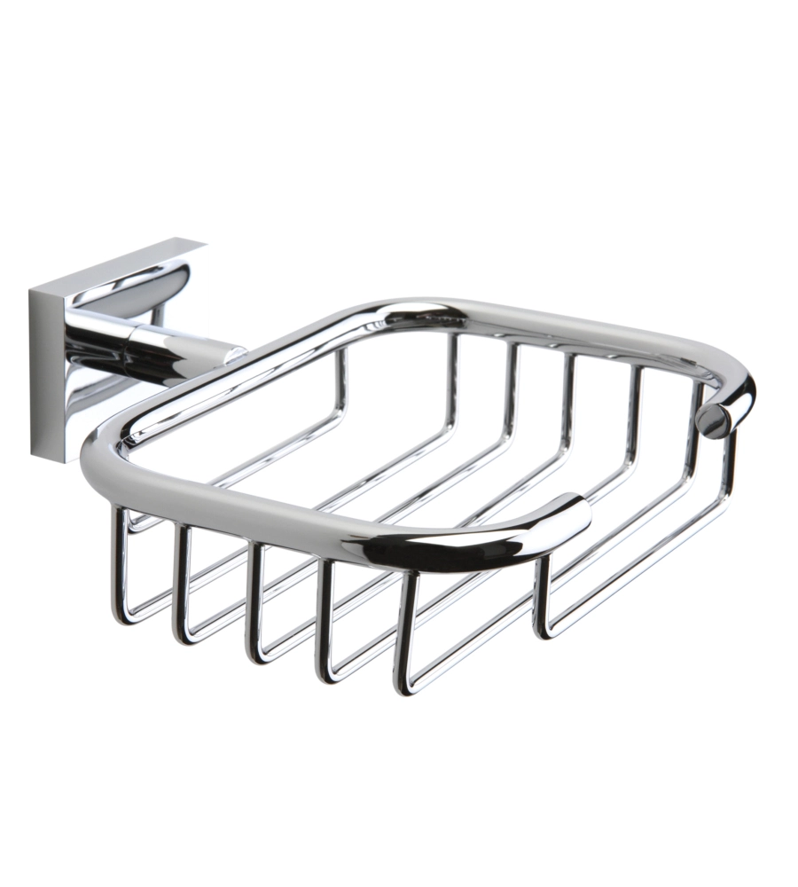 CESTINO PORTA SAPONE/SPUGNA CROMO