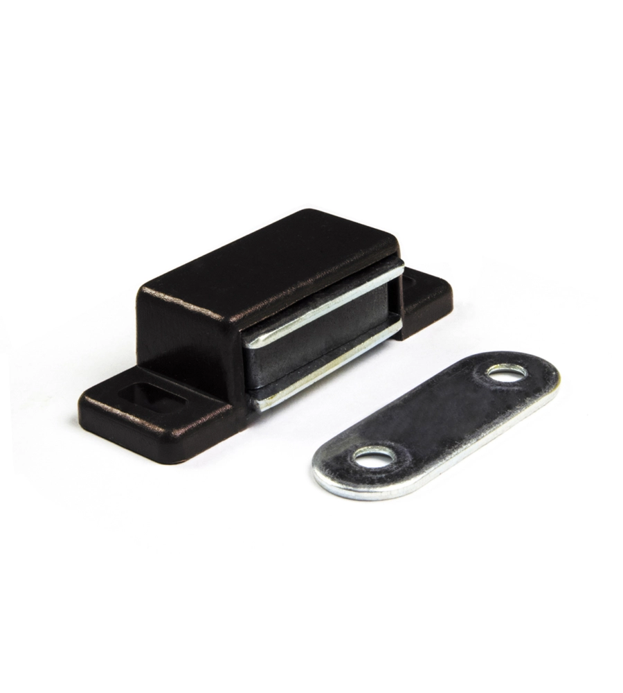 CHIUSURE MAGNETICHE DA APPLICARE - FORZA 4 KG. - NERO - 4 PZ.