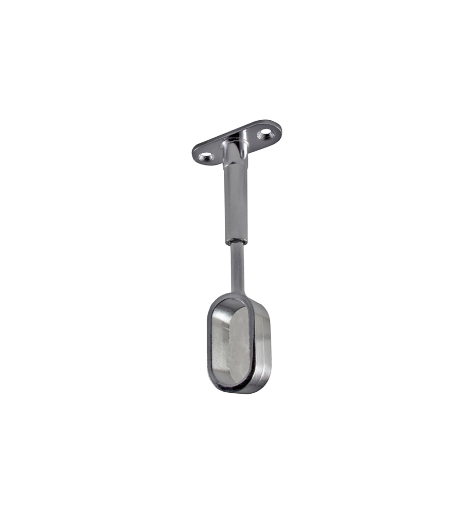 SUPPORTI CIECHI PER TUBO OVALE - CROMATO - 2 PZ.