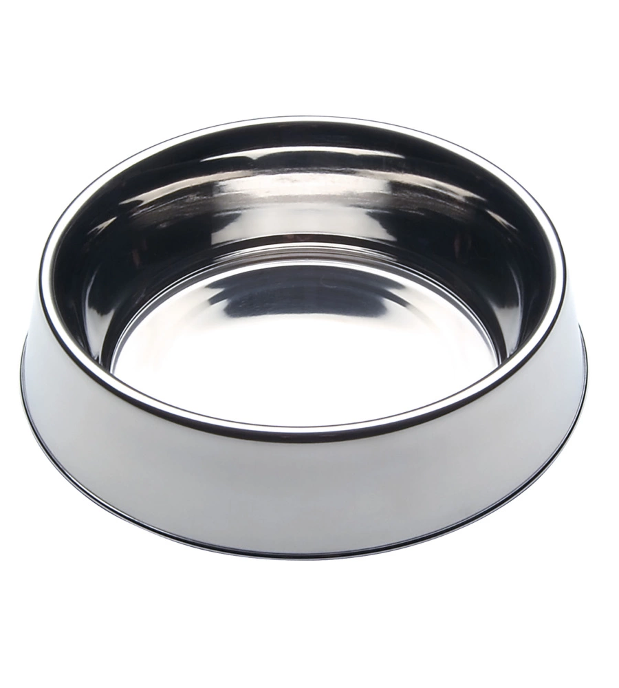 CIOTOLA IN ACCIAIO INOX PER CANI E GATTI, DIAMETRO 30 CM - FERPLAST