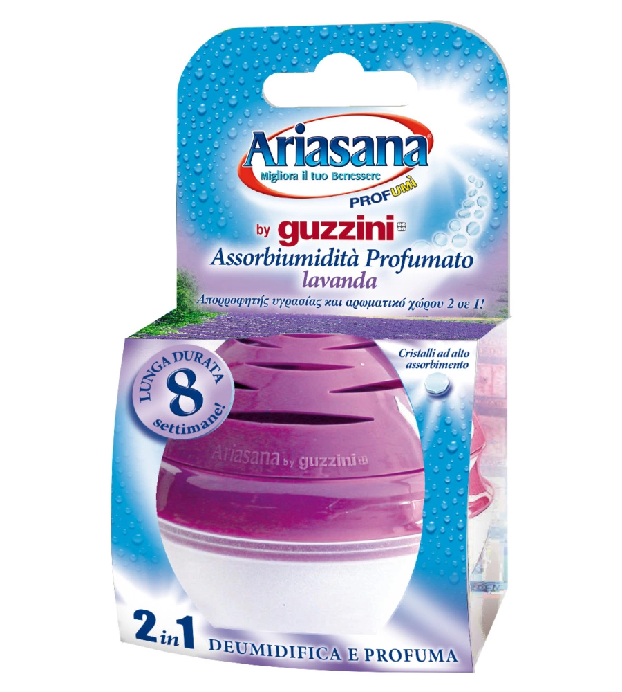 Apparecchio assorbiumidità Henkel "Ariasana Guzzini" lavanda 45 gr
