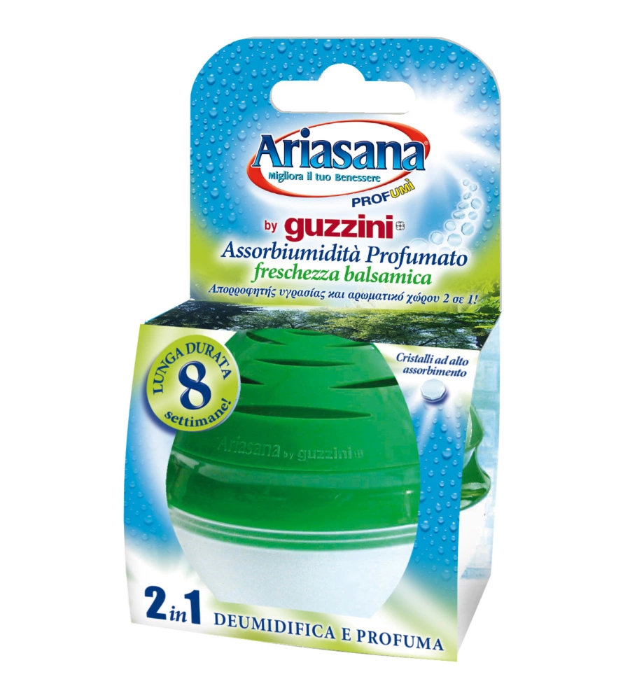 Apparecchio assorbiumidità Henkel "Ariasana Guzzini" balsamica 45 gr