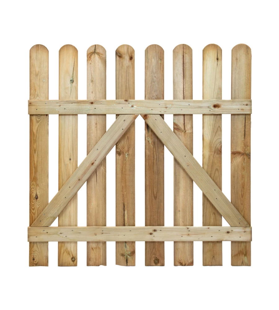 CANCELLETTO DA GIARDINO IN LEGNO DI PINO "ELA" 100X100 CM