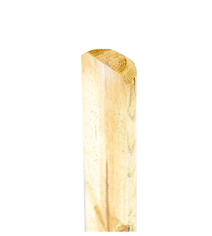 MEZZOPALO DA GIARDINO TONDO IN LEGNO DI PINO 8X200 H CM