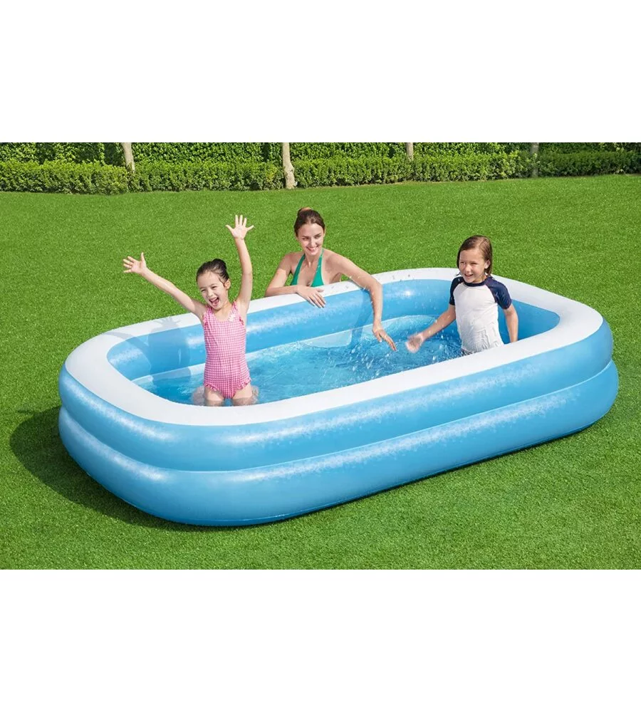 PISCINA GONFIABILE RETTANGOLARE BESTWAY "FAMILY" 262X171X51 CM -  COD. 54006