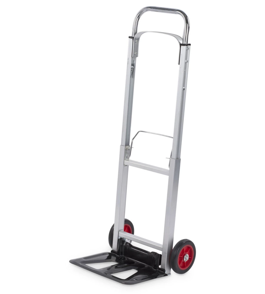 CARRELLO ESTENDIBILE E PIEGHEVOLE IN ALLUMINIO- PORTATA 90 KG