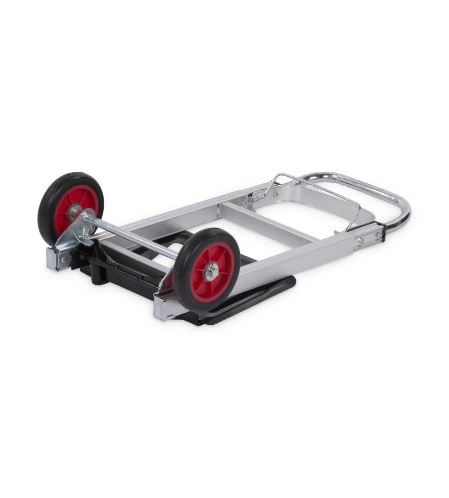 CARRELLO ESTENDIBILE E PIEGHEVOLE IN ALLUMINIO- PORTATA 90 KG