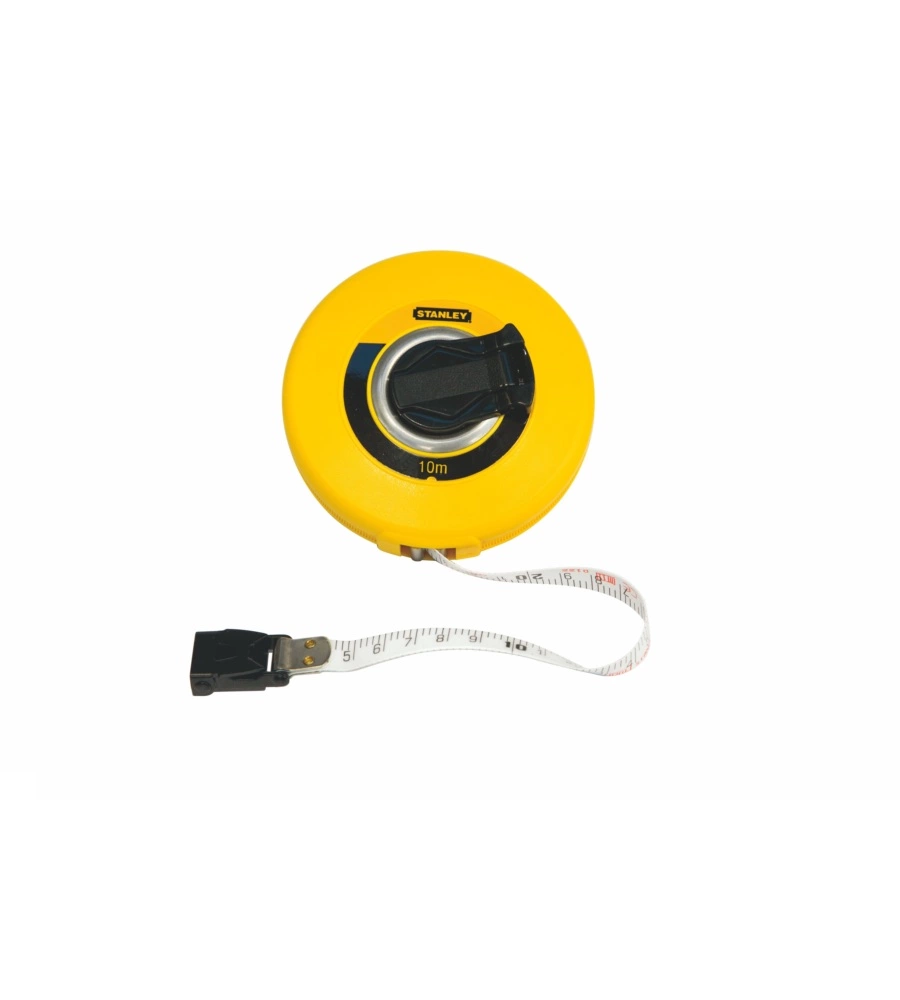 ROTELLA METRICA CON NASTRO FIBERBLASS DA 10 METRI - STANLEY.