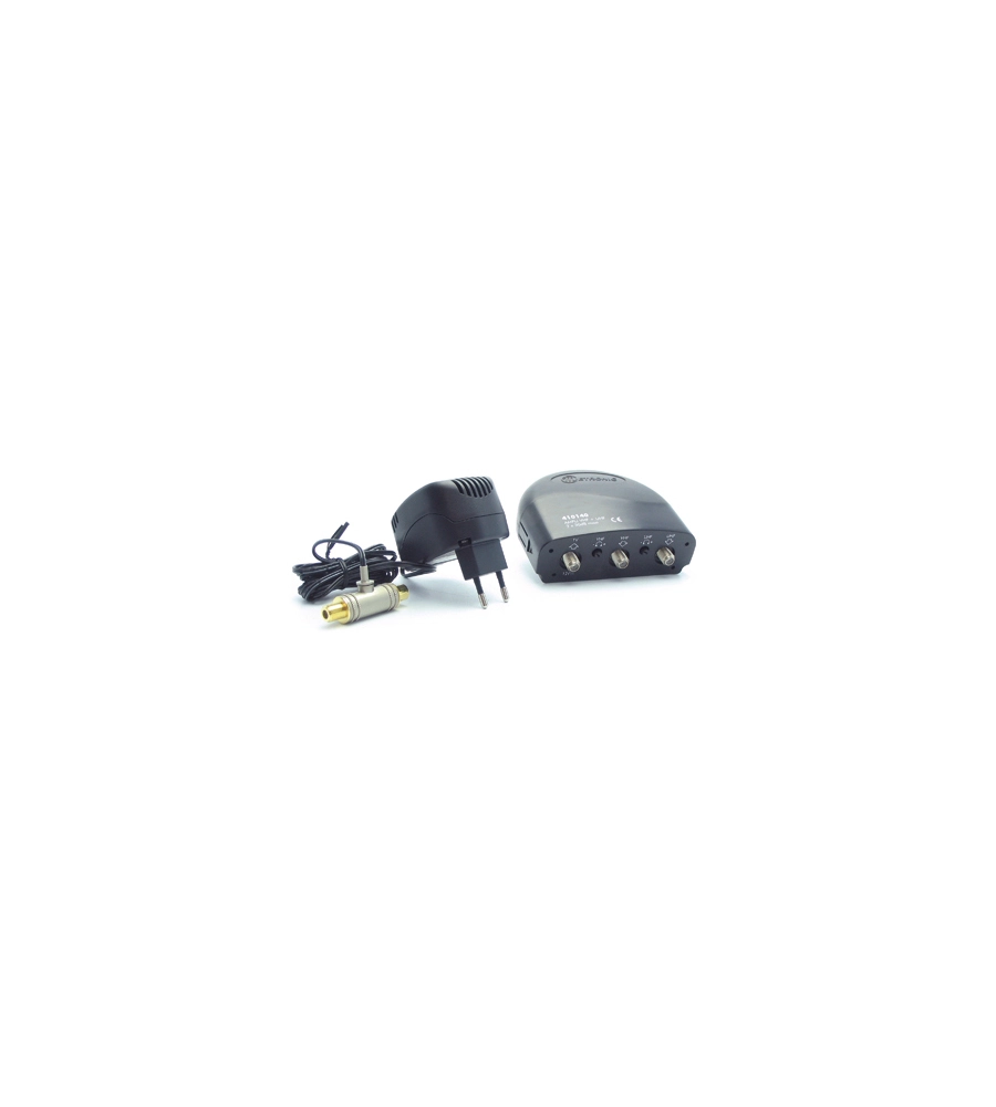 AMPLIFICATORE 30 DB 2 USCITE TV 9.52 MM.