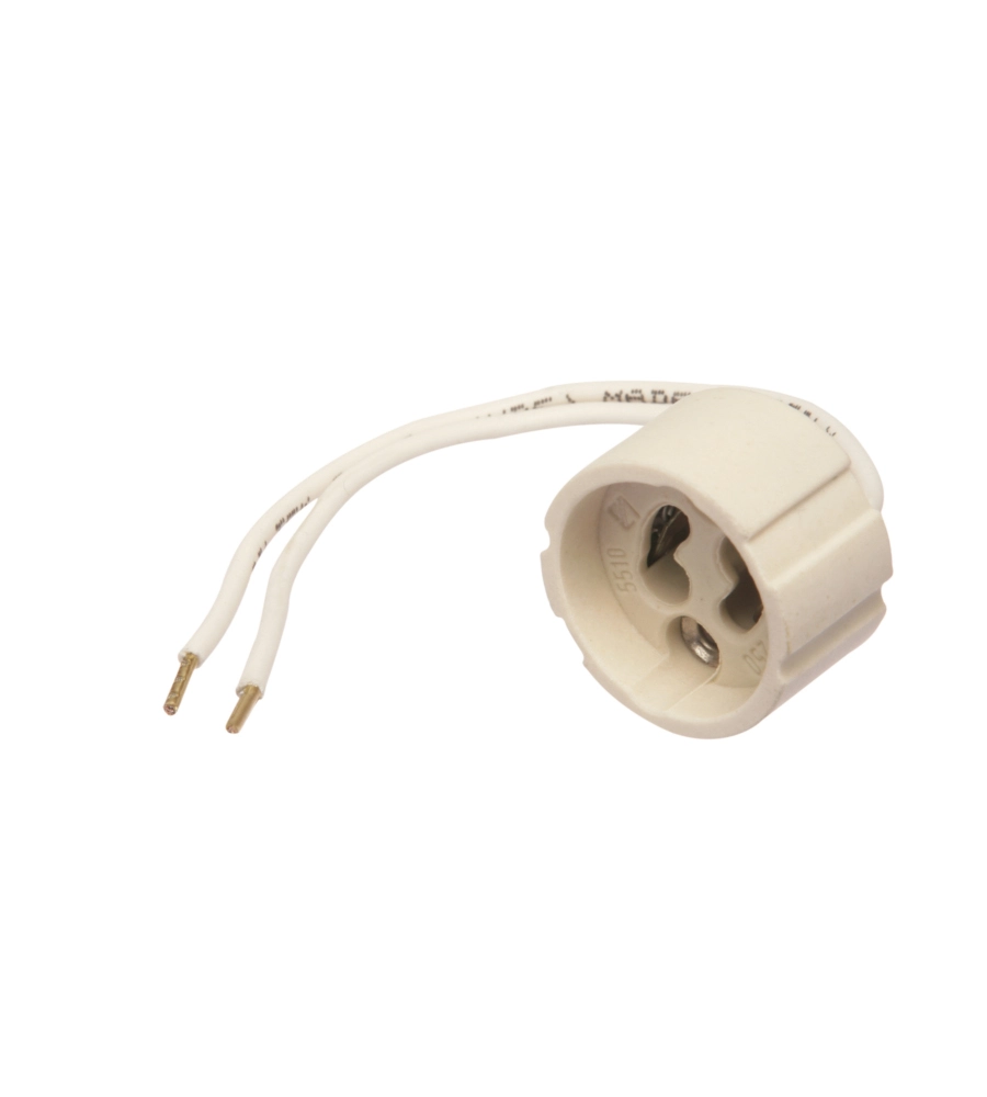 POLY POOL - PORTALAMPADA 250 V~ IN STEATITE, ATTACCO GZ10 AVORIO