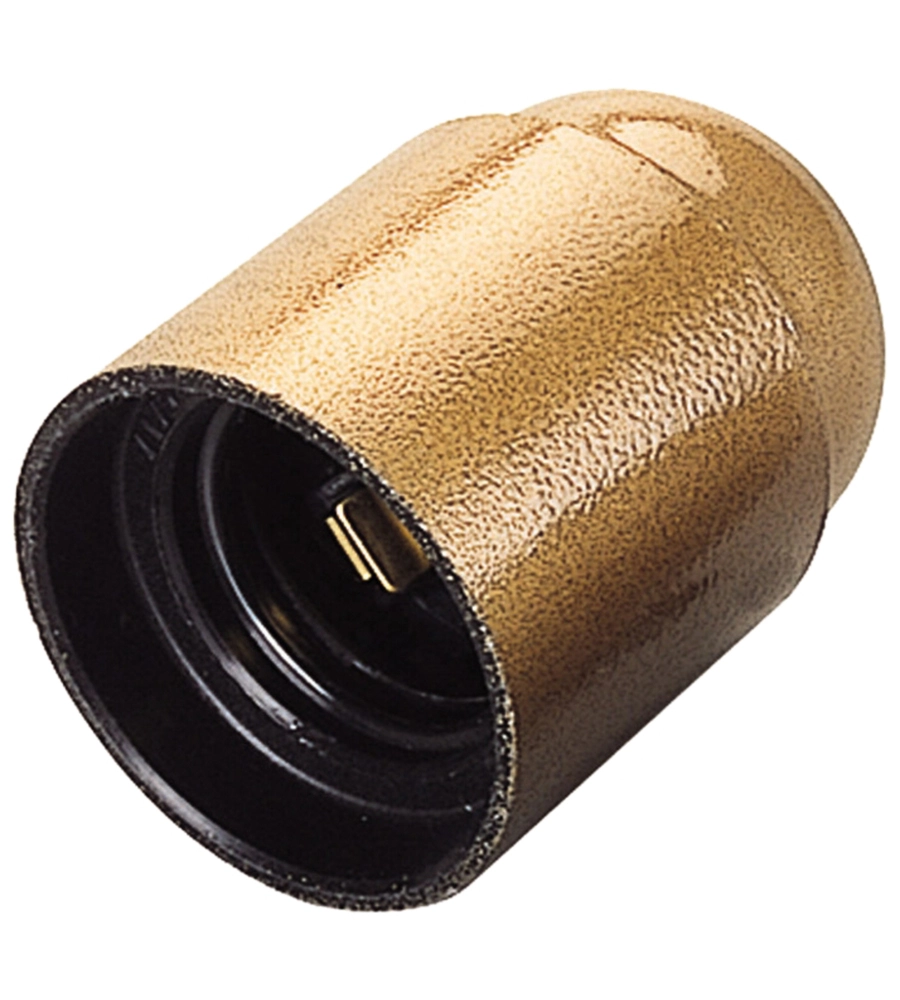 POLY POOL - PORTALAMPADA E27 CORPO LISCIO ORO
