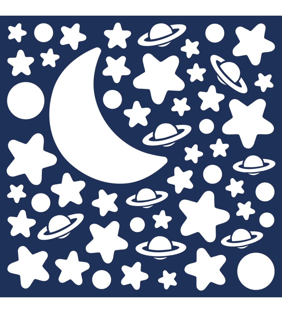 TACCASTACCA STICKERS GLOW M BRILLASTELLE  - DECORO CREARREDA.