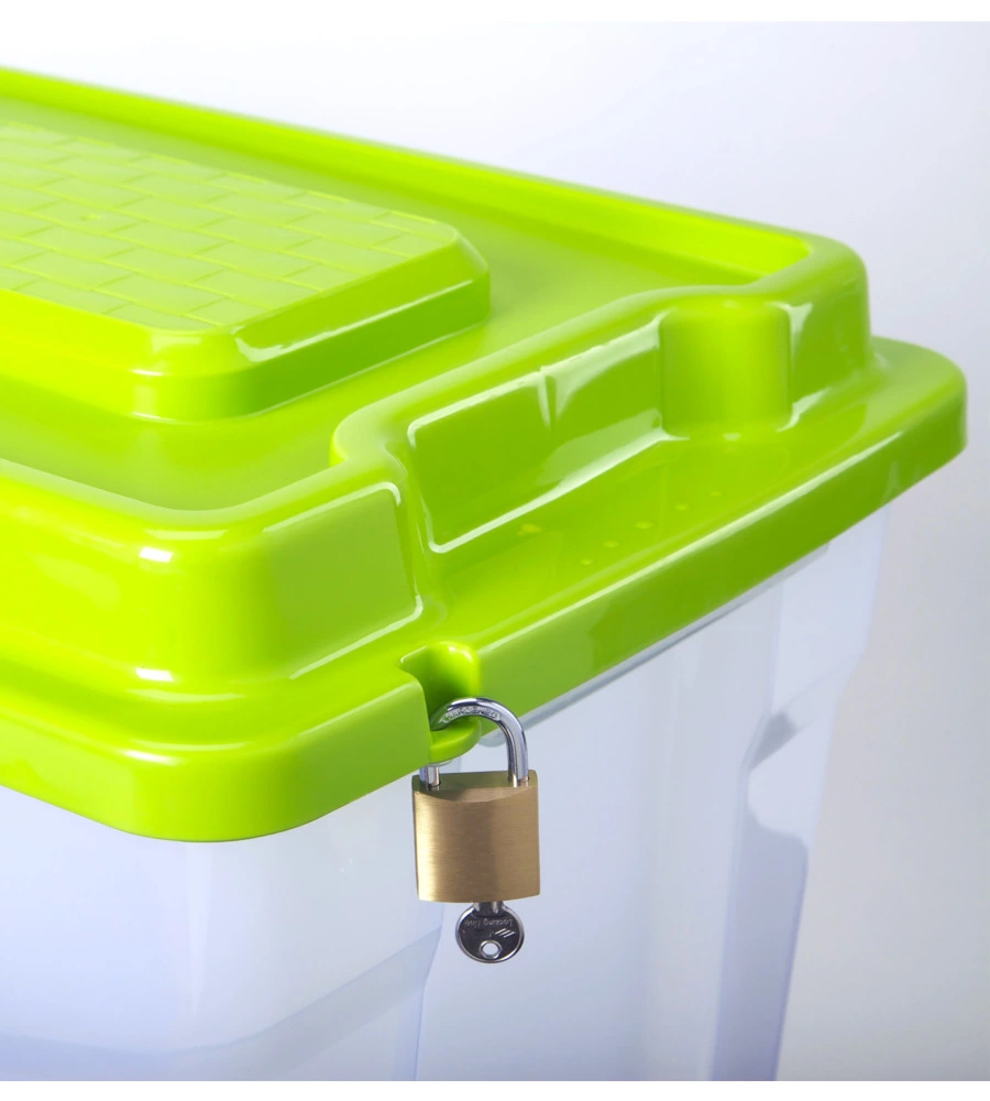 CONTENITORE IN PLASTICA CON COPERCHIO "IPERBOX" LT. 85 80X40X45 CM - BAMA