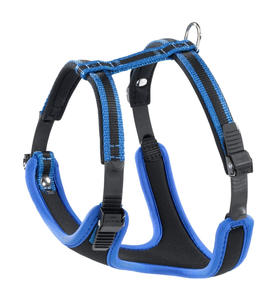 PETTORINA PER CANI FINO A 30 KG - COLORE BLU.