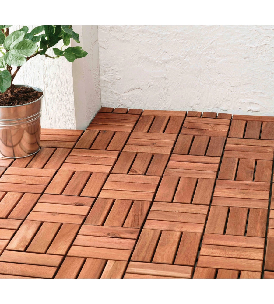 QUADROTTO IN ACACIA OLIATA 30X30 CM