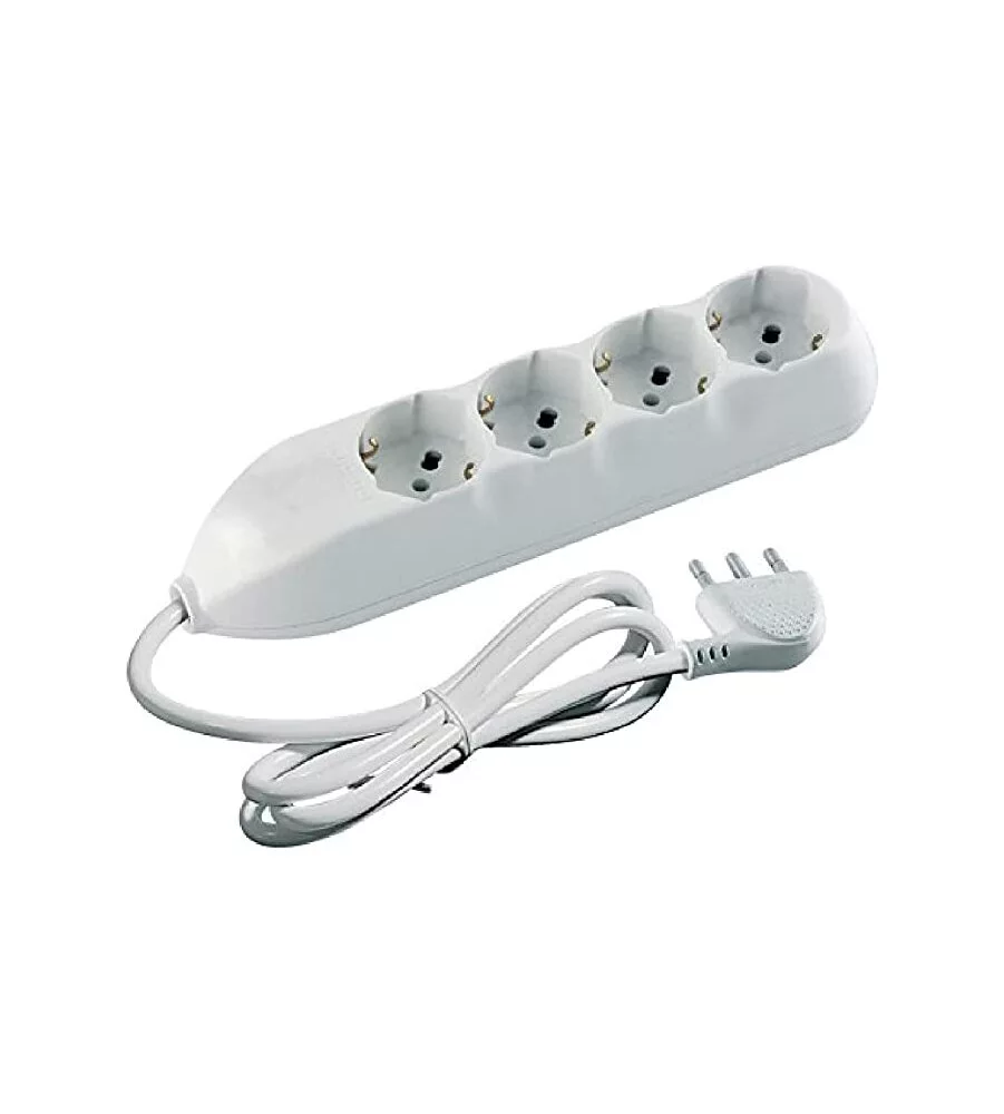 MULTIPRESA POKER 4 PRESE 2P+T 16A 3680D - BTICINO