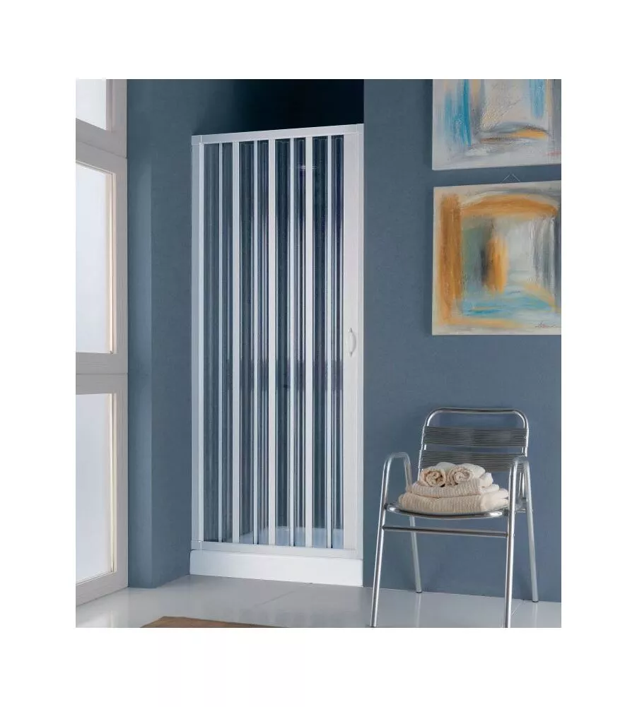 PARETE DOCCIA NICCHIA CON ANTA PIEGHEVOLE IN PVC  80 - 90.