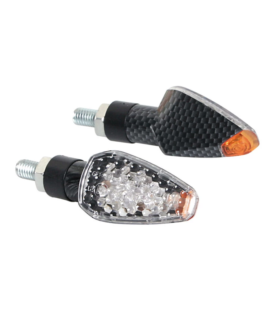 COPPIA FRECCE CARBON "TUAREG" BIANCO  90099