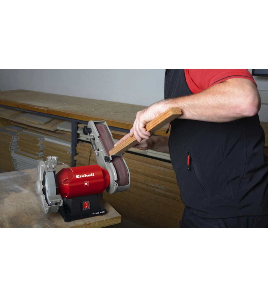 SMERIGLIATRICE COMBINATA LEVIGATRICE A NASTRO TH-US 240 W - EINHELL.