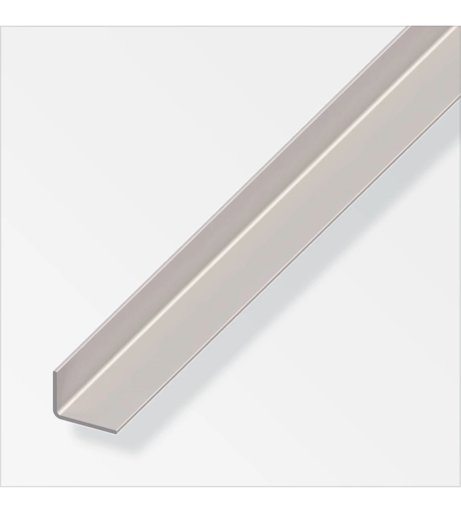ANGOLARE 20x15x1 ACCIAIO LAMINATO - 1 METRO.