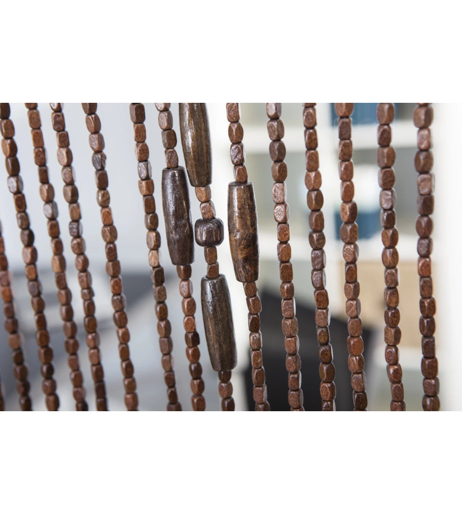 TENDA IN LEGNO - COLORE MARRONE - 100X220 CM.