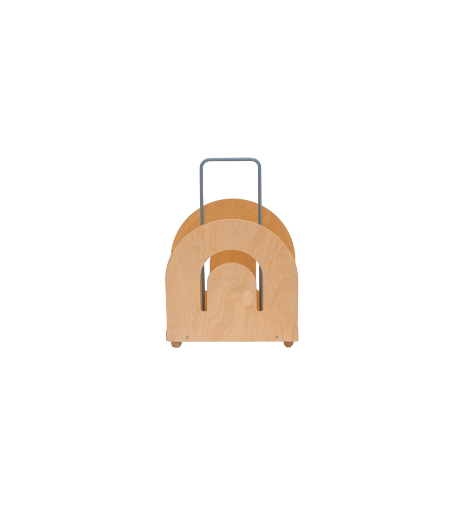 PORTA RIVISTE FAGGIO NATURALE, 30X28X23 CM