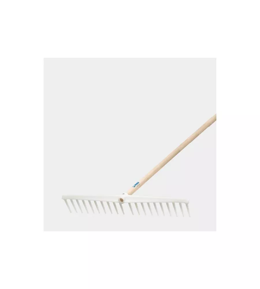 RASTRELLO IN PLASTICA A 20 DENTI CON MANICO