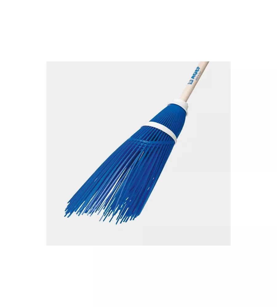 SCOPA DA SPAZZINO CON FILI DIRITTI - MANICO DA 130CM.