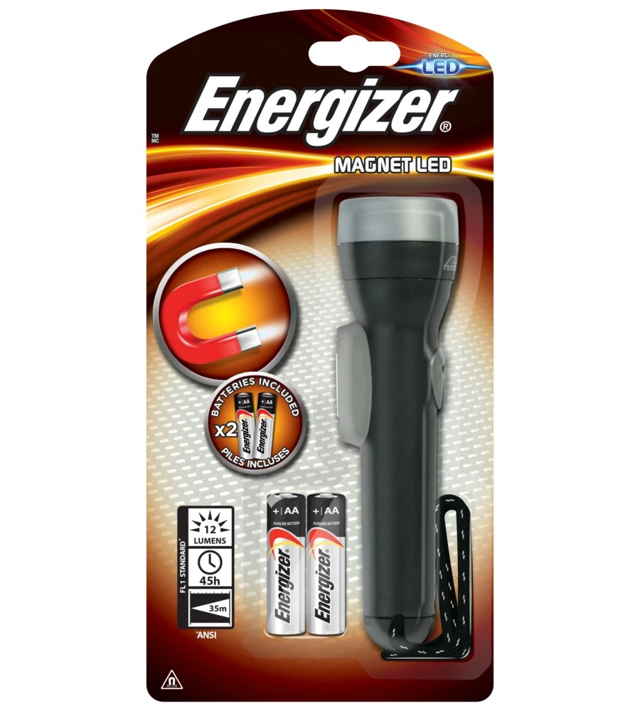 ENERGIZER Magnet LED 50 lumens + 2AA