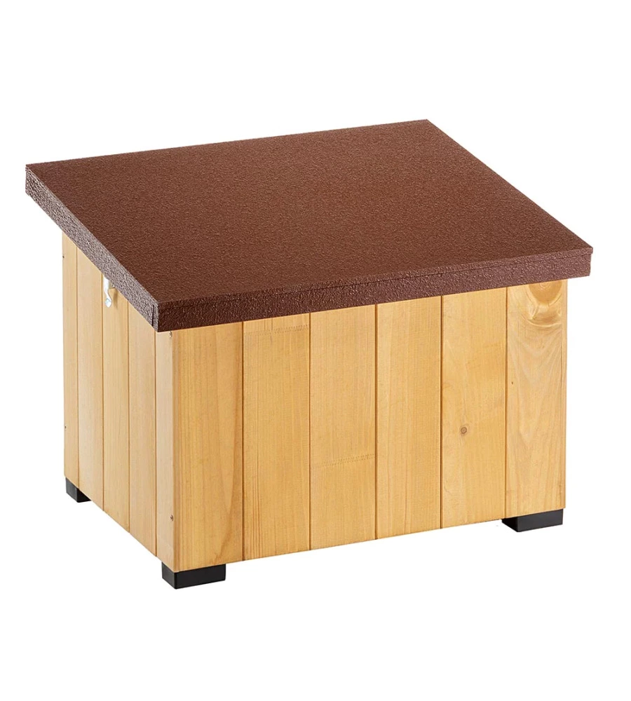 CUCCIA PER CANI DA ESTERNO "BAITA 60" IN LEGNO, 67X53X55,5 CM - FERPLAST