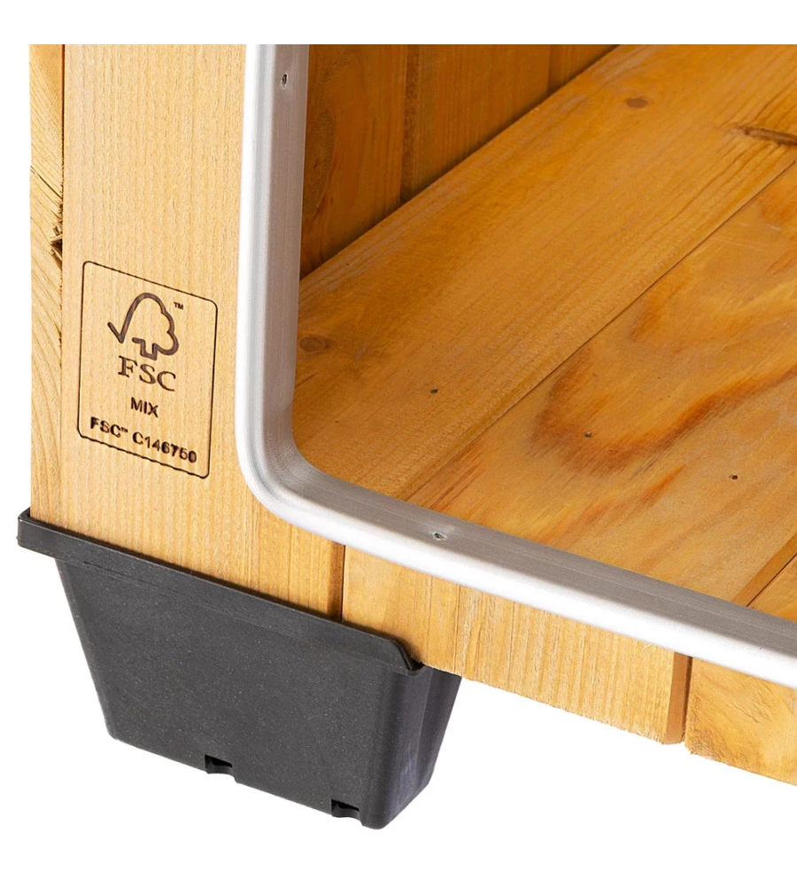CUCCIA PER CANI DA ESTERNO FERPLAST "BAITA 60" IN PINO NORDICO 67X53X55,5 CM