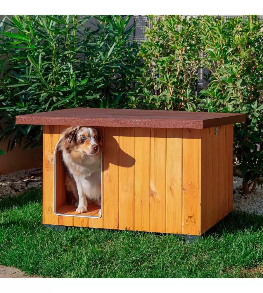 CUCCIA PER CANI DA ESTERNO FERPLAST "BAITA 80" IN PINO NORDICO 95,5X65X65,5 CM