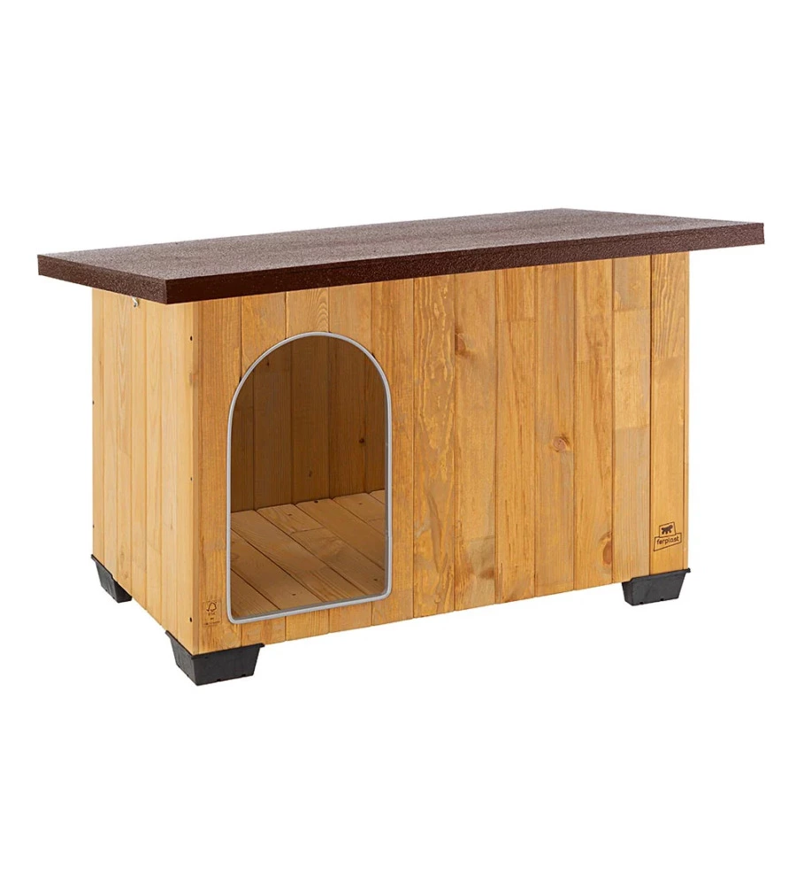 CUCCIA PER CANI IN LEGNO FERPLAST "BAITA 100"  121X78X78,5 CM - FERPLAST