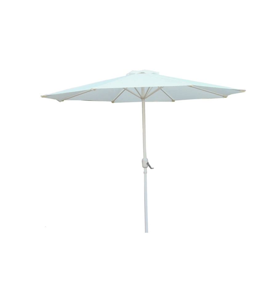 OMBRELLONE DA GIARDINO ROTONDO CON DOPPIO TETTO EUROGARDEN ECRÙ 270X270 CM