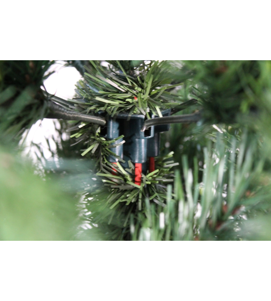 ALBERO DI NATALE "DOLOMITI" CON 814 RAMI AD AGGANCIO, 210 CM