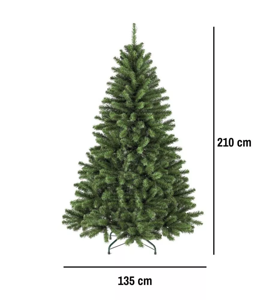 ALBERO DI NATALE ARTIFICIALE XMAS JOY "DOLOMITI" VERDE 210 CM