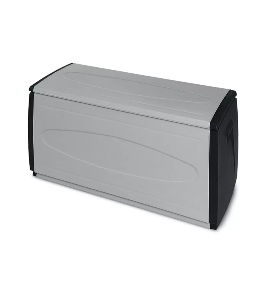 BAULE DA ESTERNO "BOX 120 QBLACK" IN POLIPROPILENE GRIGIO 308 LT 120X54X57 CM