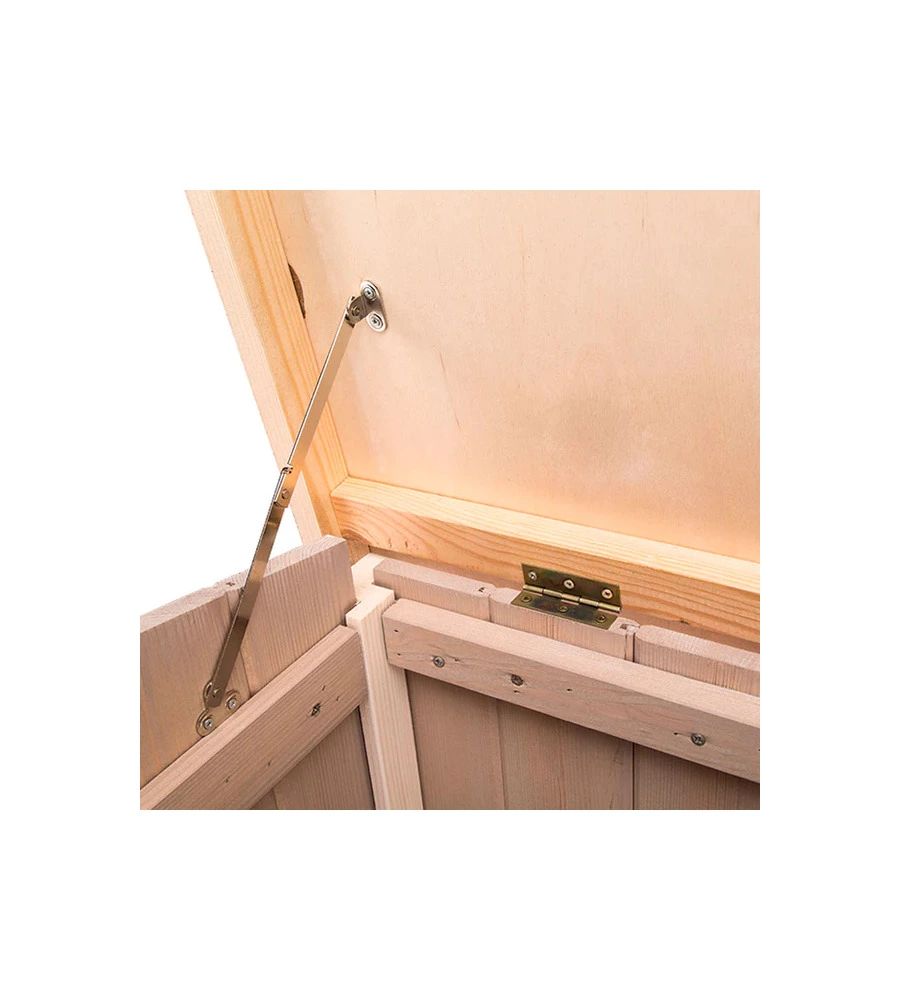 CONIGLIERA IN LEGNO "RANCH 120" A DUE PIANI, 117X69X101 CM  - FERPLAST