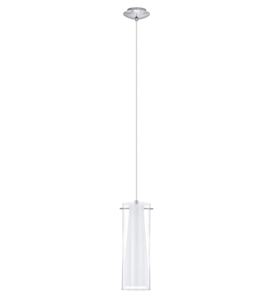 LAMPADA A SOSPENSIONE "PINTO" IN VETRO, E27
