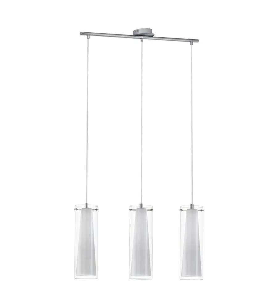 LAMPADA A SOSPENSIONE "PINTO"  IN VETRO, E27