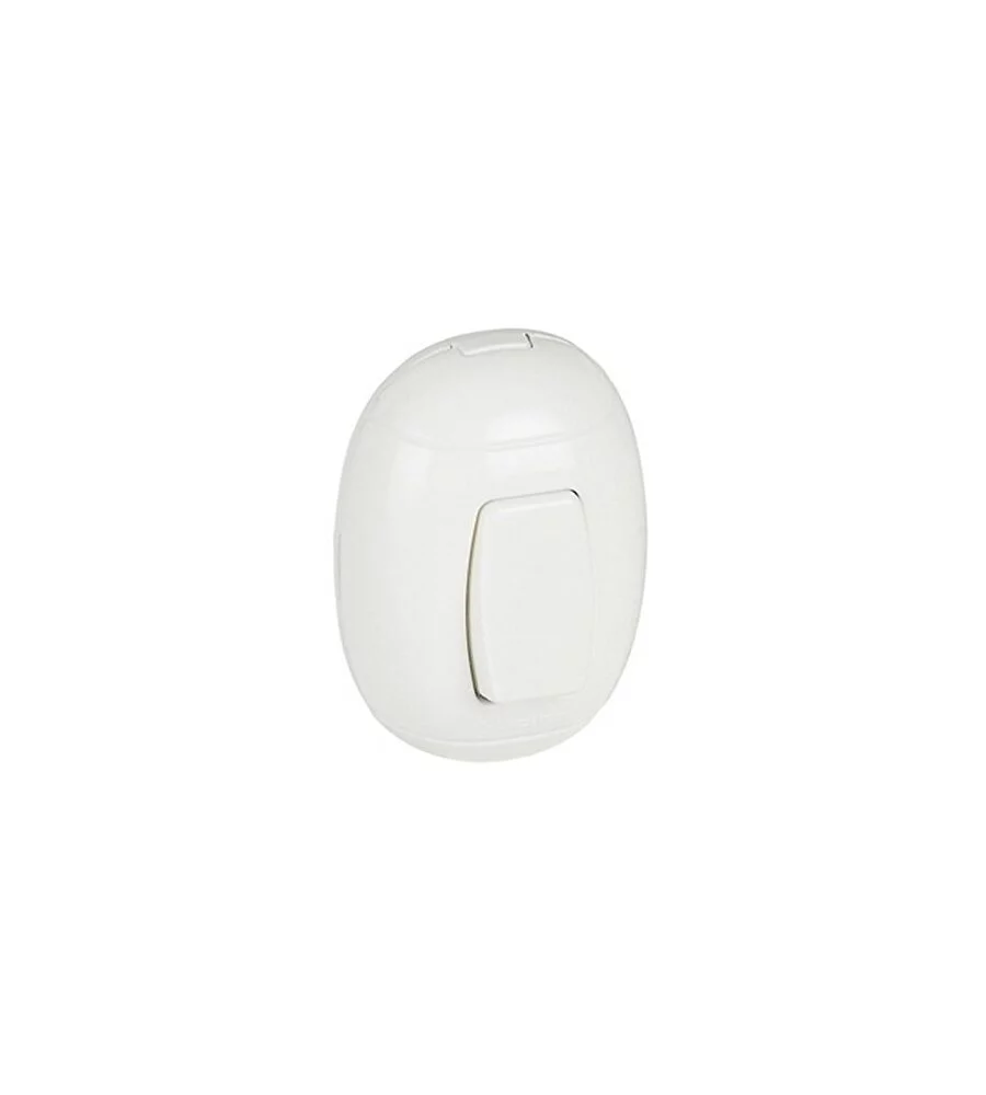 FP OVAL PULSANTE 10A BIANCO