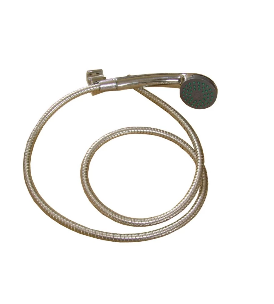 SET DOCCIA CROMATO MONOFUNZIONE CON FLESSIBILE DA 150 CM