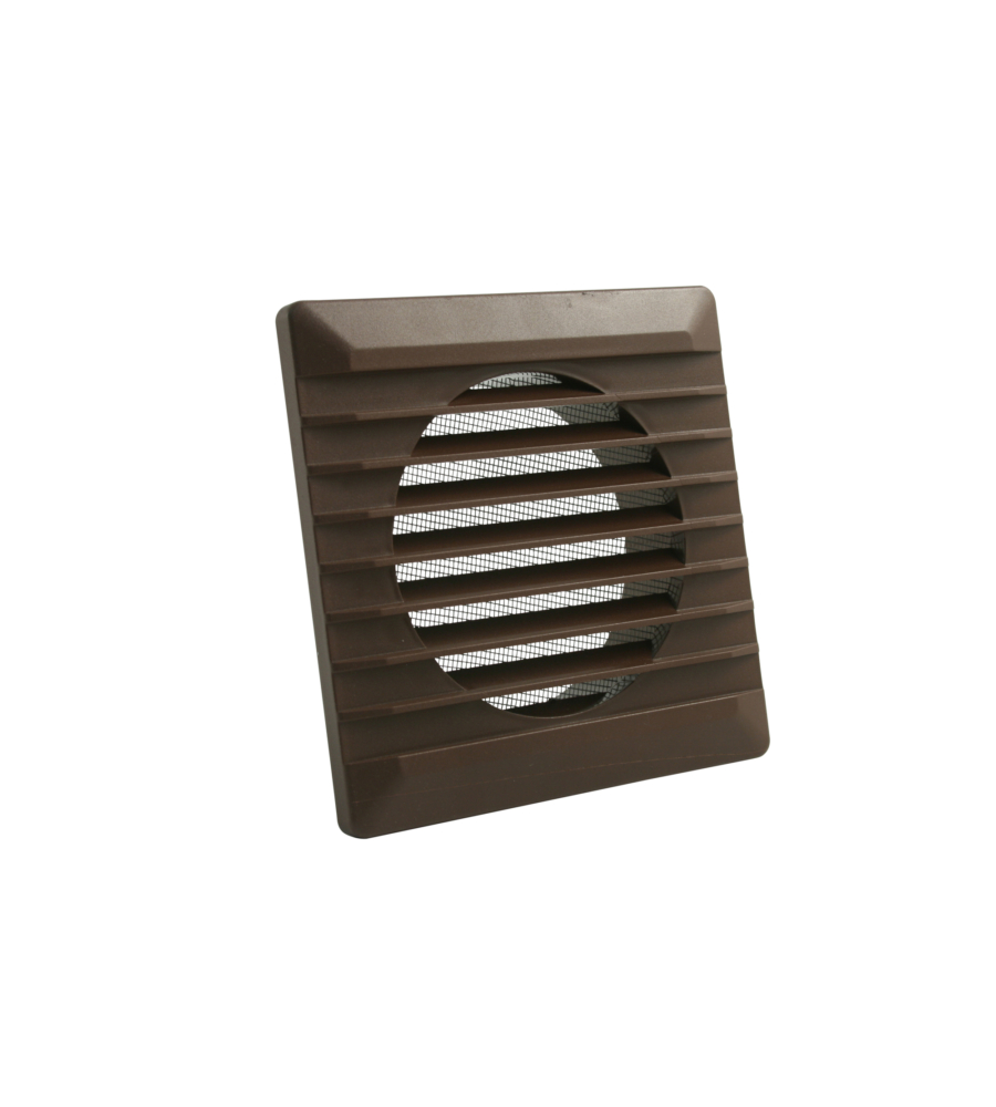 GRIGLIA INTERNO/ESTERNO CON ZANZARIERA 140X140 PER TUBO DIAMETRO 100 M