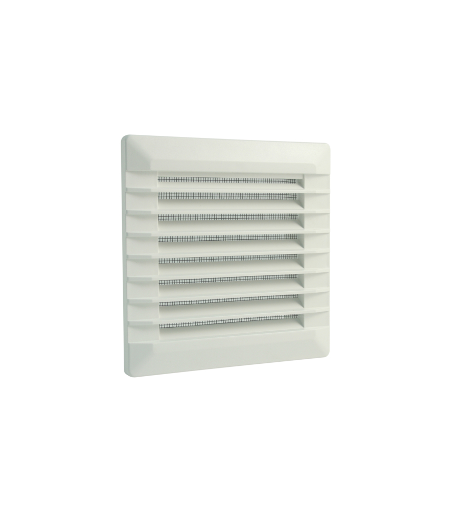 GRIGLIA CON MORSETTO 210X210 BIANCO